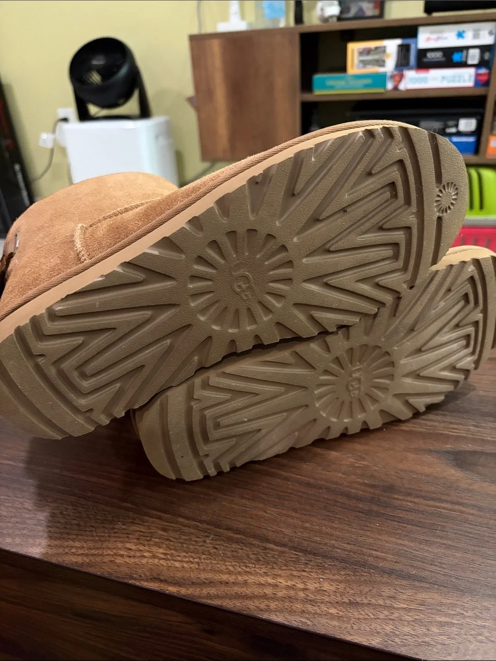 NEW UGG Mini Bailey Bow II Tan sz 10 W